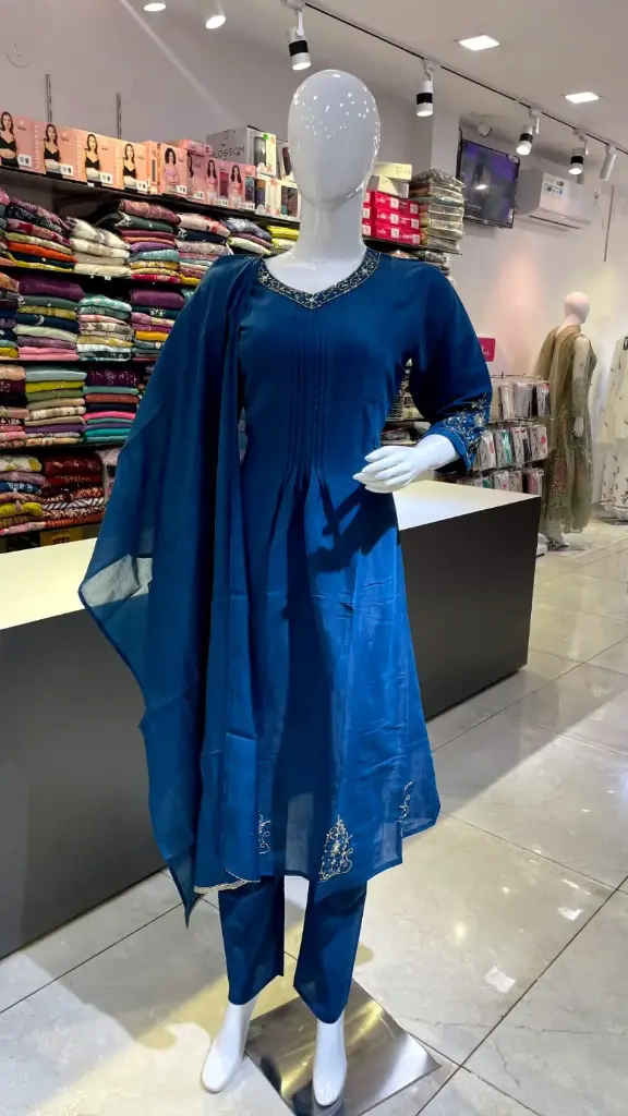 Blue ethnic wear
