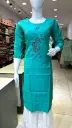 Green cotton top